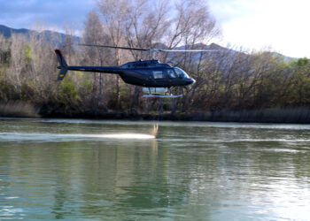 Comença el primer dels sis tractaments contra la mosca negra l’Ebre