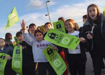 Clam de sindicats i famílies en contra del tancament de línies als centres del Delta