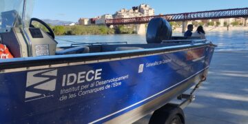 Arrenca la campanya de navegabilitat a l’Ebre amb precaució per l’alt cabal del riu 