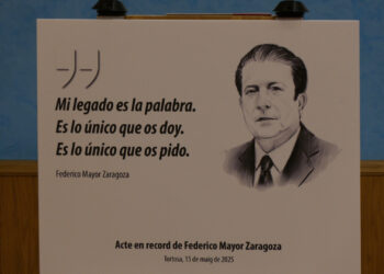 Tortosa homenatja a Federico Mayor Zaragoza