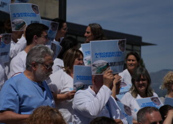 Els treballadors de l’HTVC adverteixen que la situació és ‘molt crítica’ i exigeixen celeritat en la represa de les obres