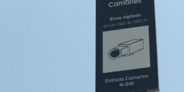 Camarles reforça la seguretat amb dos lectors de matrícules a les entrades del municipi