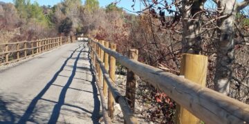 Finalitzen les obres de reparació de la Via Verda per l’incendi de Paüls