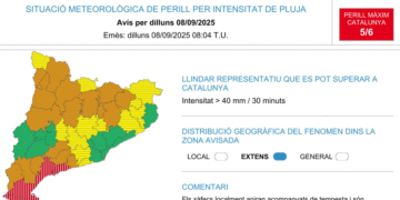 Se suspenen les classes al Baix Ebre i el Montsià per la previsió de pluges intenses