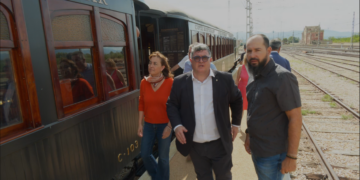Paneque situa el Museu del Ferrocarril com a motor de futur per a la Ribera d’Ebre
