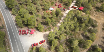 Un ampli desplegament de Bombers busca una dona desapareguda de 71 anys a Rasquera