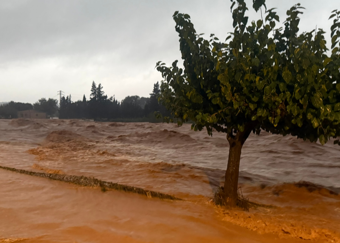 Les pluges torrencials provoquen greus inundacions al Montsià