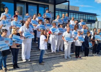 El personal de l’HTVC reclama el reinici de les obres d’ampliació 11 mesos després de la seva aturada