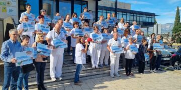 El personal de l’HTVC reclama el reinici de les obres d’ampliació 11 mesos després de la seva aturada