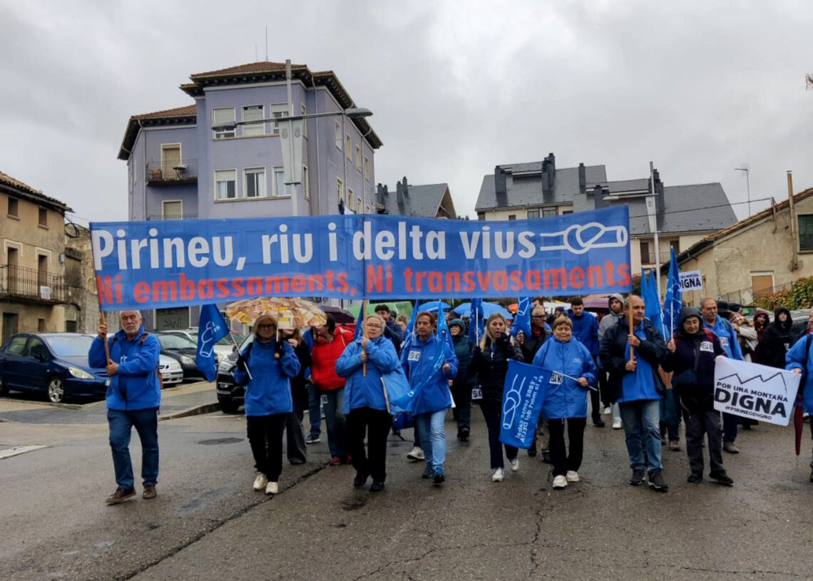 La PDE exigeix la implicació dels partits ebrencs per aturar l’ampliació de l’embassament de Yesa