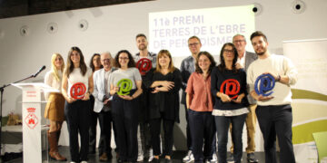 El Col·legi de Periodistes reconeix la tasca dels professionals del territori en la 11a edició dels Premis Terres de l’Ebre