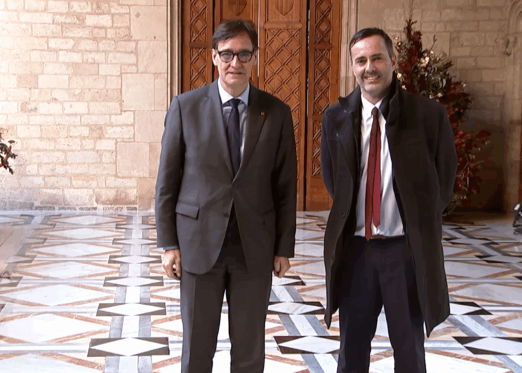 Jordan repassa amb el president Illa els projectes per l’impuls de Tortosa