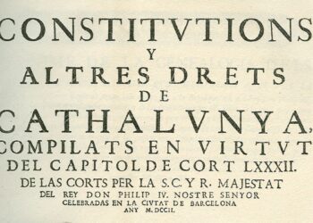 Les constitucions catalanes