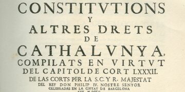 Les constitucions catalanes