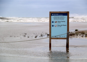 La borrasca Harry accentua la regressió del Delta de l’Ebre i inunda el Trabucador