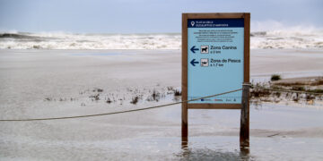 La borrasca Harry accentua la regressió del Delta de l’Ebre i inunda el Trabucador