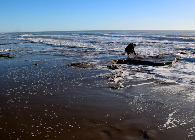 El temporal Harry deixa al descobert possibles restes arqueològiques a la punta de la Banya