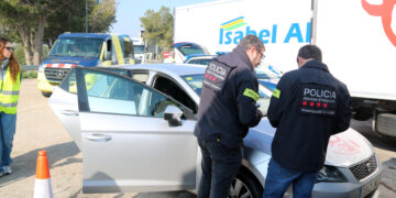 Macrocontrol dels Mossos a l’AP-7 a l’Aldea per reforçar la seguretat del transport de mercaderies