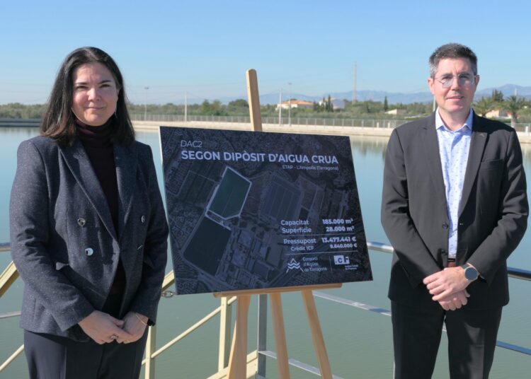 L’ICF finança amb 9,6 milions el nou dipòsit del CAT a l’Ampolla per doblar la reserva d’aigua