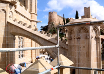 La Catedral de Tortosa recupera la coberta de l’absis i preveu obrir-la a visites al maig