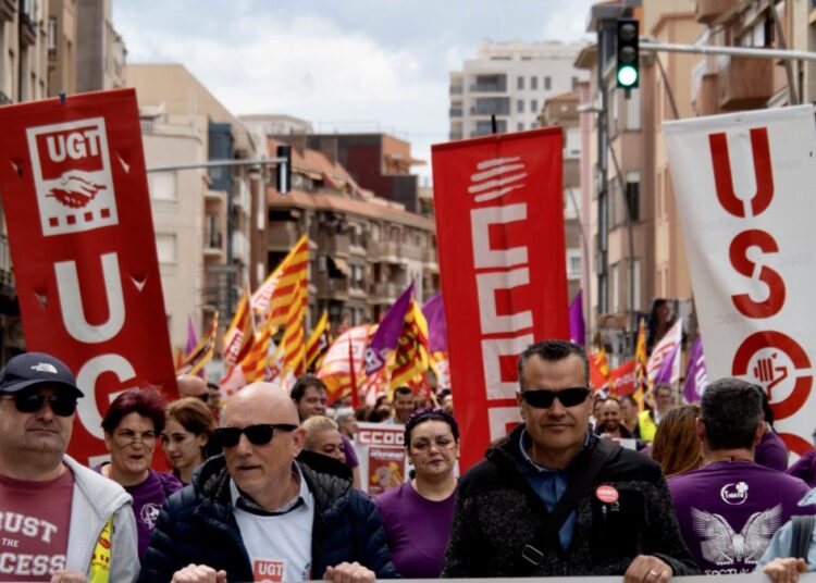 Els sindicats ebrencs criden a mobilitzar-se l’1 de Maig per drets laborals i socials
