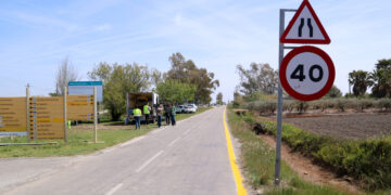 Les obres de la carretera del Poble Nou mantindran restriccions mínimes fins a la tardor per no afectar la campanya de l’arròs