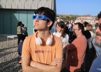 Assaig a la URV per a l’eclipsi solar del 12 d’agost