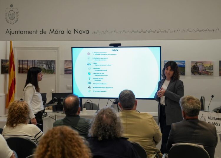 Móra la Nova impulsa el teixit empresarial amb una inversió de 615.000 euros dels Fons de Transició Nuclear
