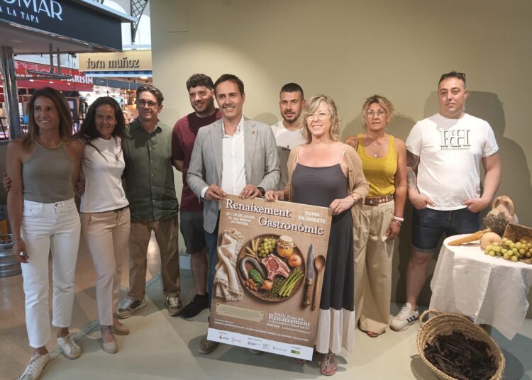 La plaça del Mercat acollirà el Renaixement Gastronòmic durant la Festa del Renaixement