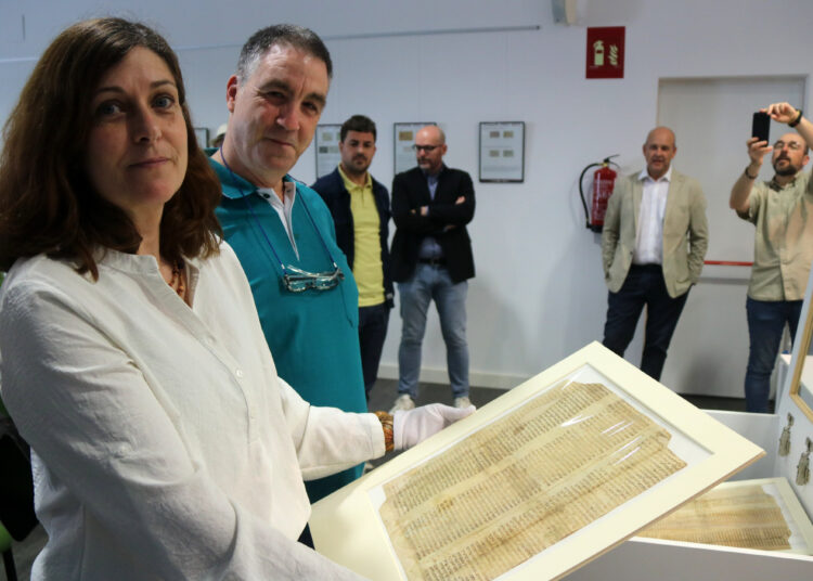 Els primers pergamins hebreus restaurats a les Terres de l’Ebre es poden veure a l’Arxiu Comarcal de la Terra Alta