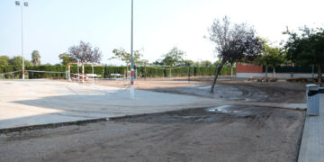 La Ràpita reforça la protecció contra les inundacions a l’escola Horta Vella amb un nou mur de formigó