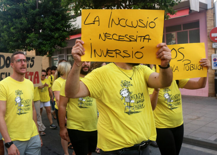 El sindicat USTEC alerta que la situació a les aules ‘no s’aguanta’ i anuncia un nou curs de mobilitzacions
